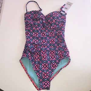 Catalina one piece with removable straps